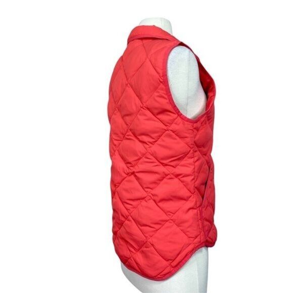 J.Crew Puffer Vest Size Extra Small Solid Pink - Picture 3 of 10